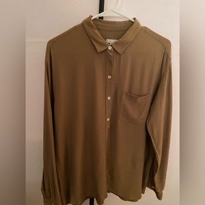 J Jill Size M Tan Blouse